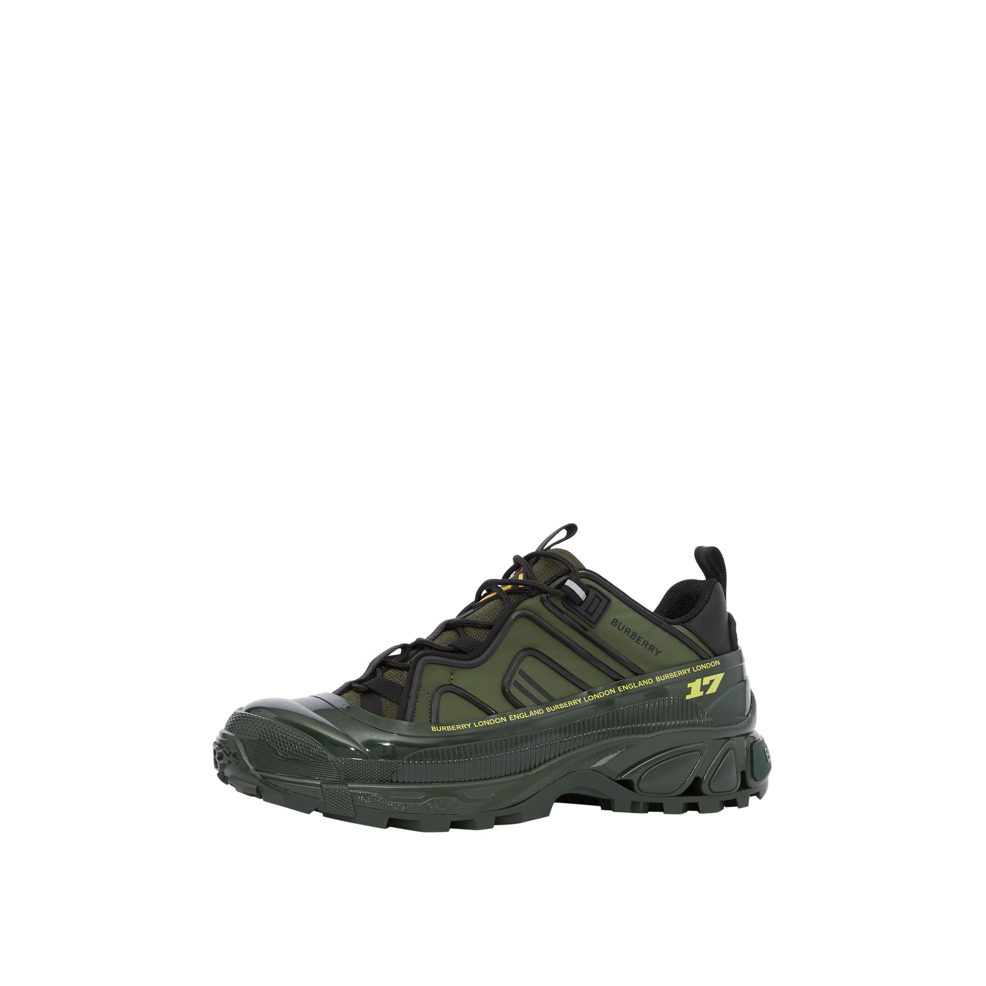 Sneakers arthur en nylon et cuir velours - Vert