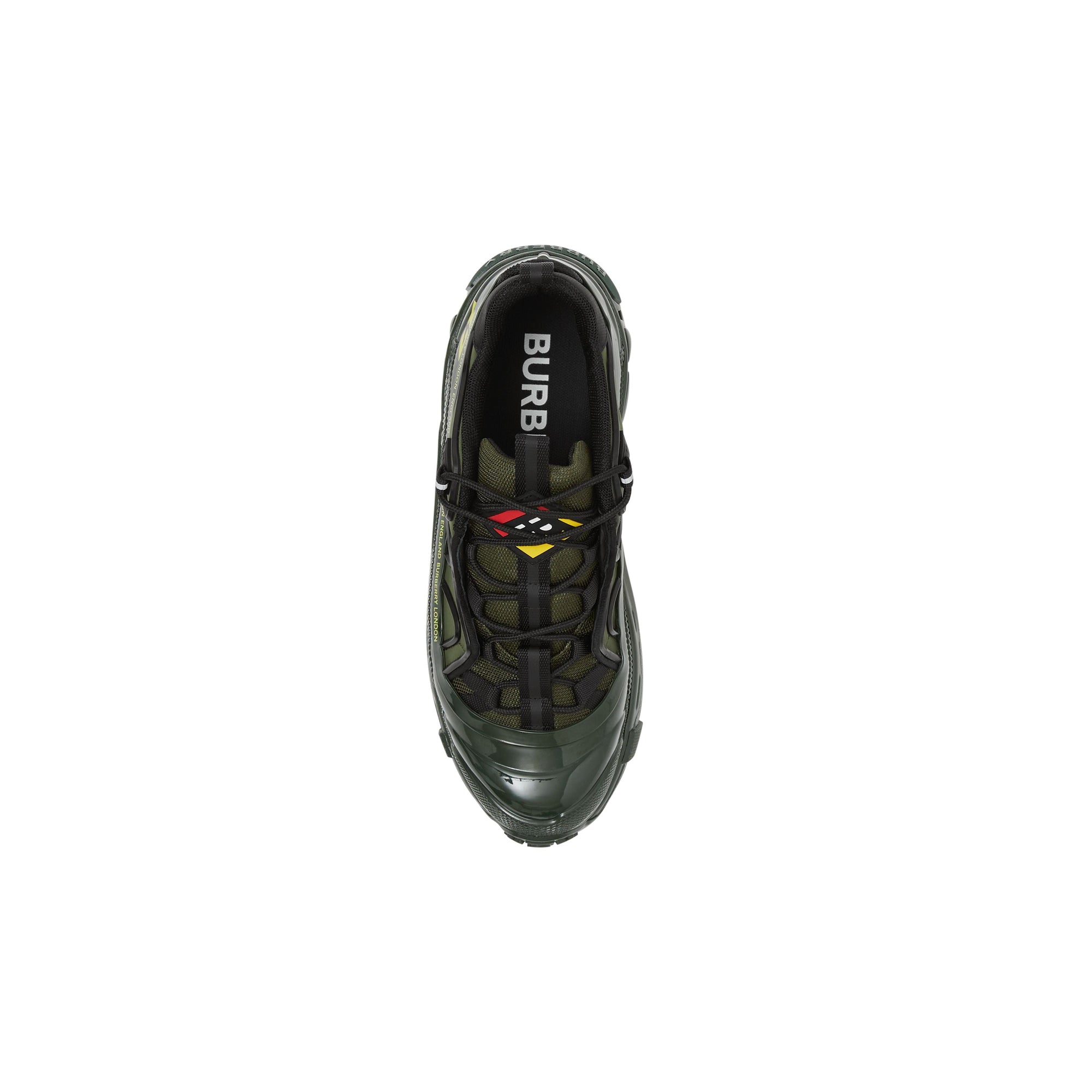 Sneakers arthur en nylon et cuir velours - Vert