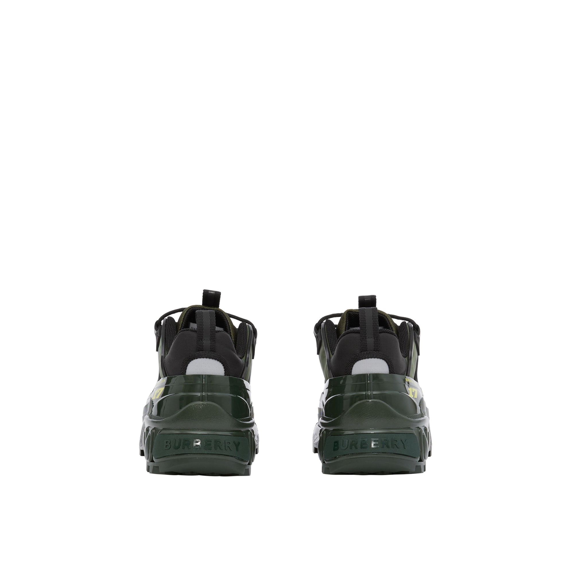 Sneakers arthur en nylon et cuir velours - Vert