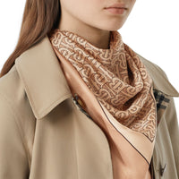 PALE COPPER PINK Carré de soie Monogram