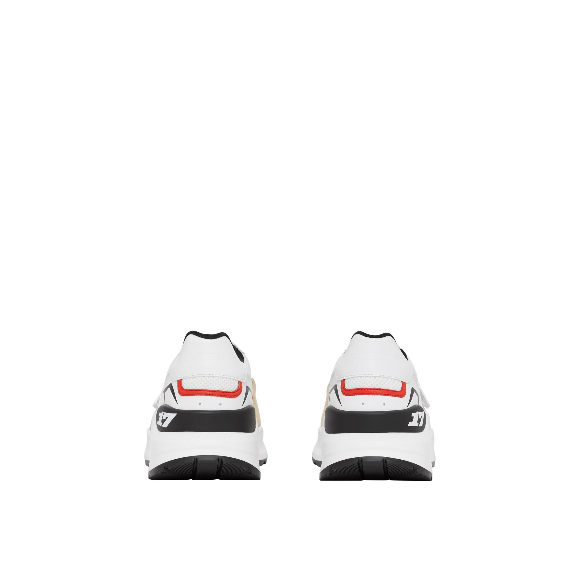 Sneakers en cuir et mesh - Blanc