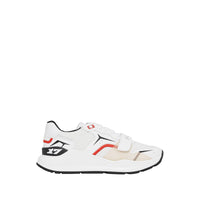 Sneakers en cuir et mesh - Blanc