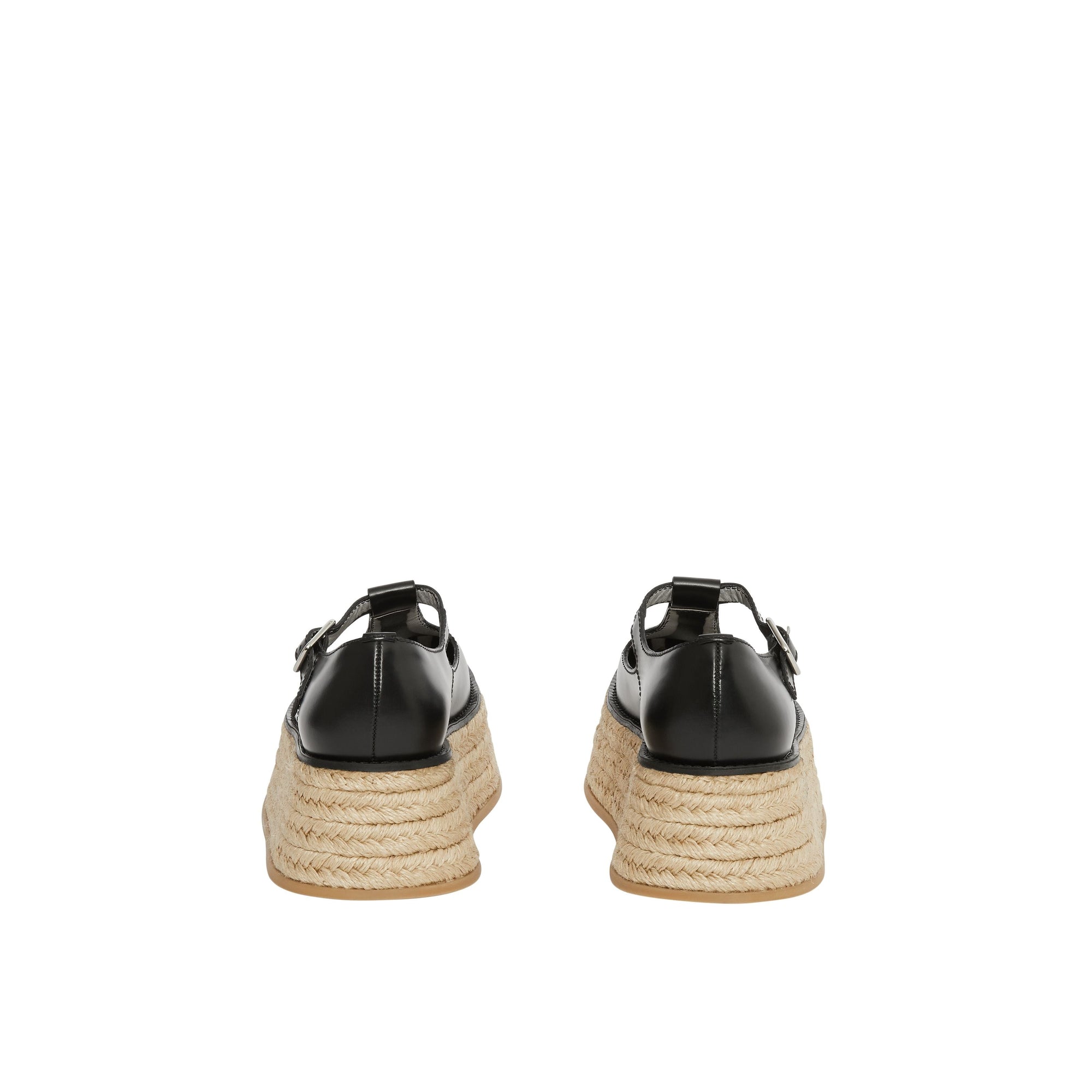BLACK Salomés en cuir