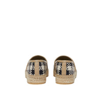 Espadrilles en cuir tressé - Beige d'archive