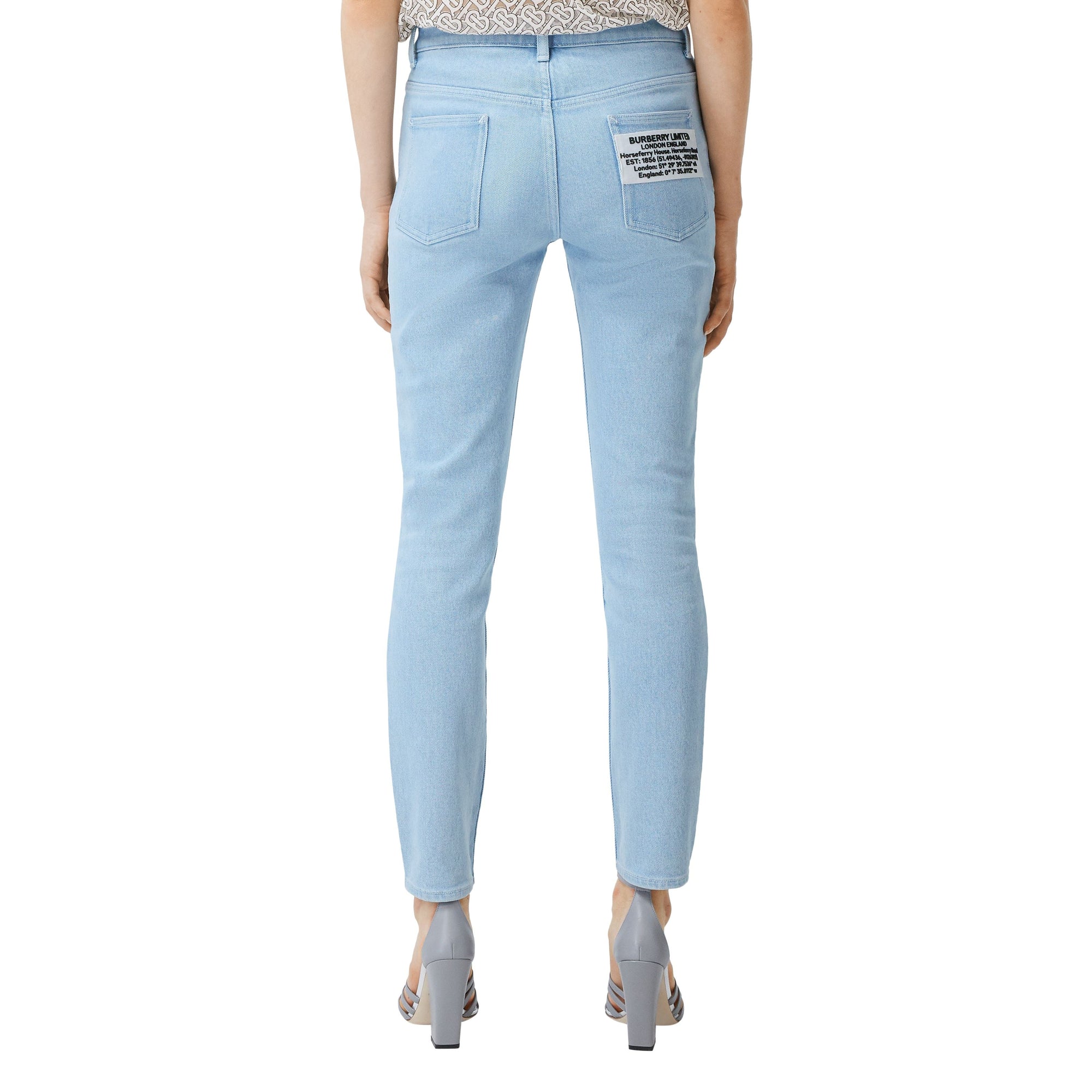 LIGHT INDIGO Jean skinny en denim délavé