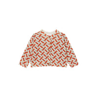 VERMILLION Coffret cadeau deux pièces pour bébé en laine mérinos Monogram