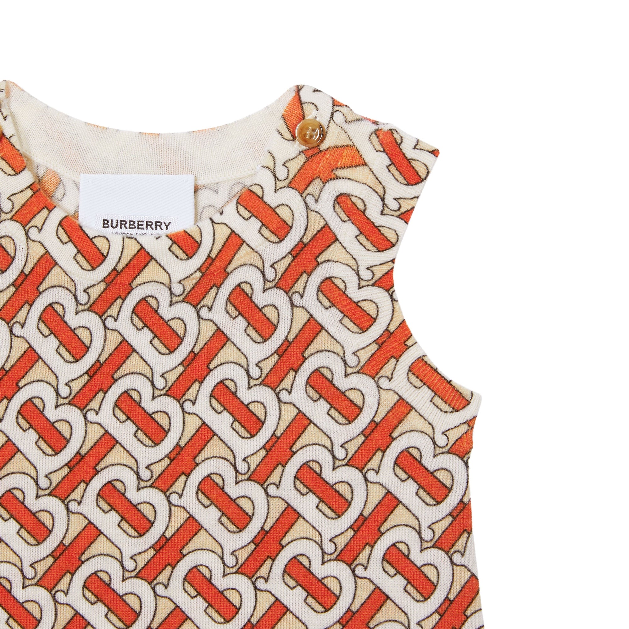 VERMILLION Coffret cadeau deux pièces pour bébé en laine mérinos Monogram