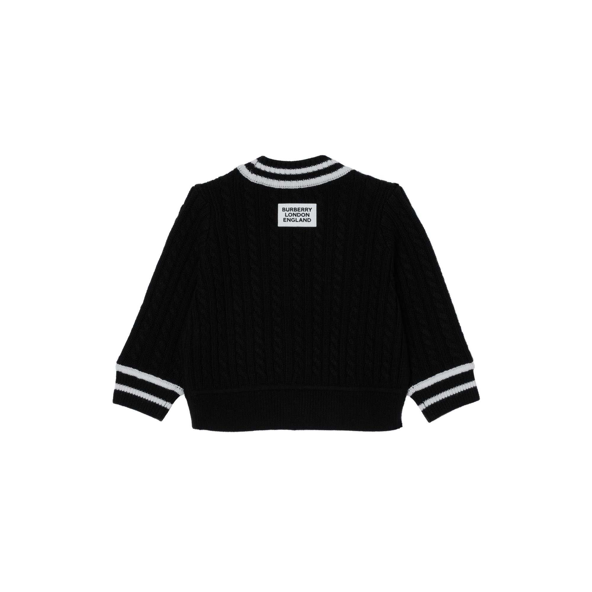 BLACK Cardigan en laine mélangée à motif daim