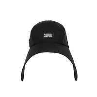 BLACK Casquette à bords larges en sergé de coton avec logo appliqué