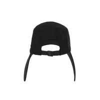 BLACK Casquette à bords larges en sergé de coton avec logo appliqué