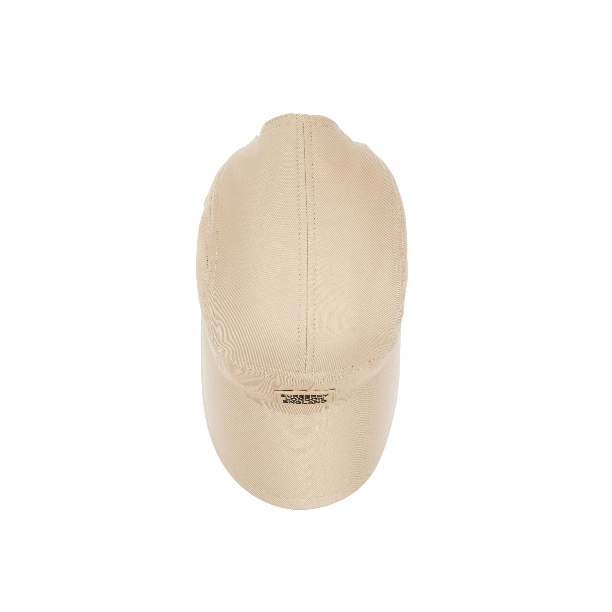 SOFT FAWN Casquette à bords larges en sergé de coton avec logo appliqué