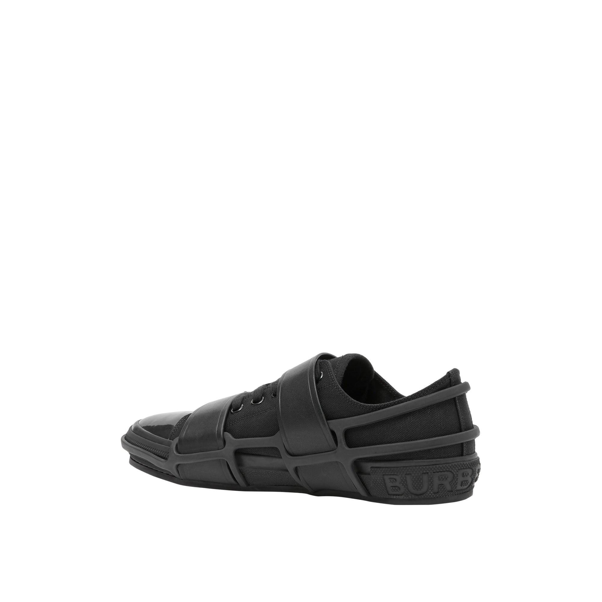 BLACK Sneakers Webb en coton et cuir