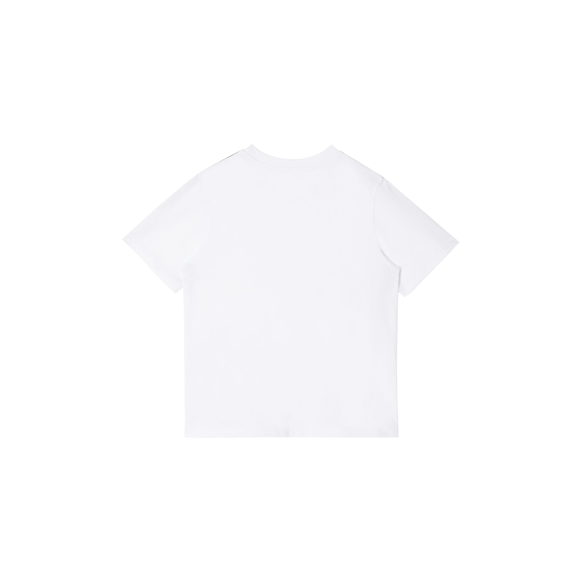 WHITE T-shirt en coton avec bandes à logo