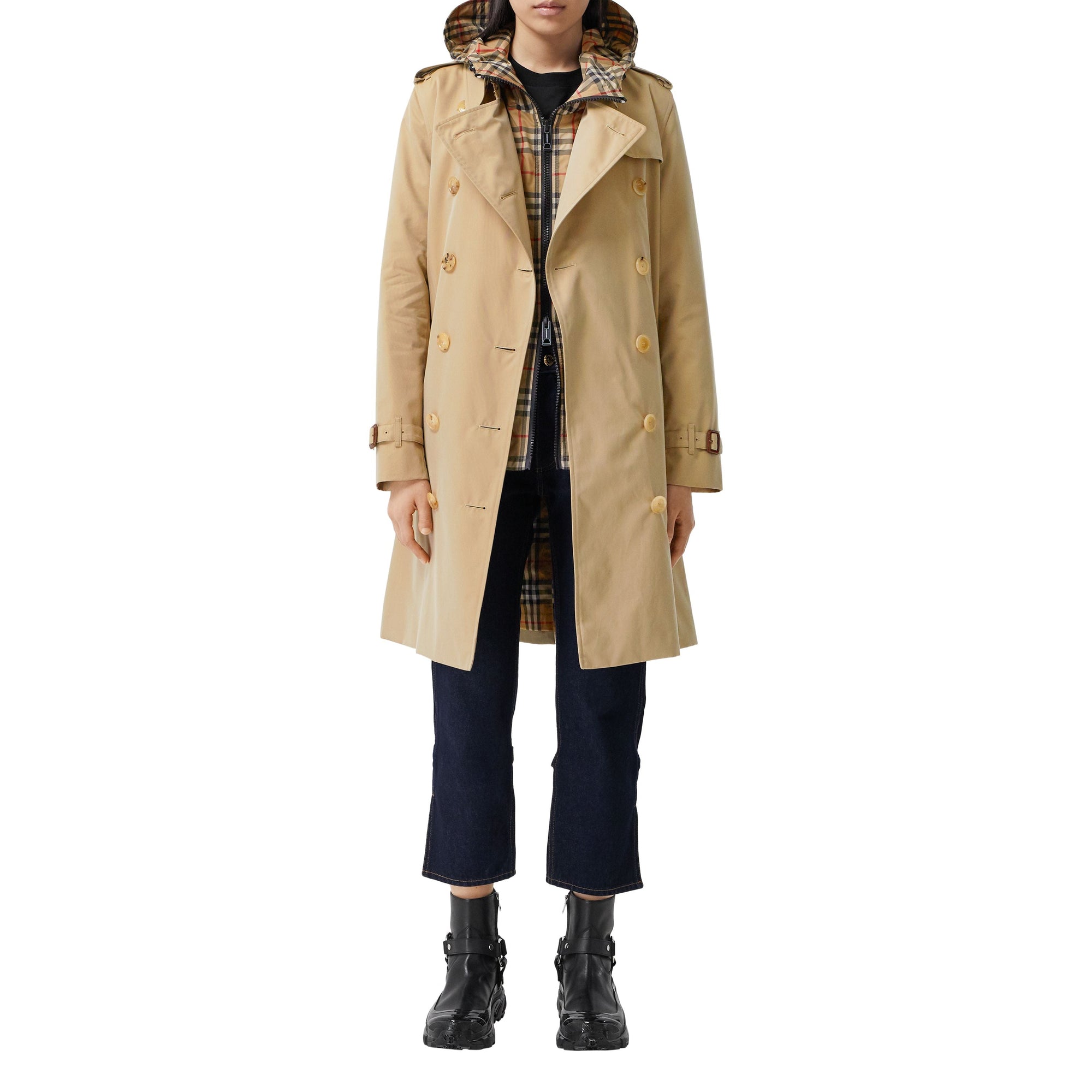 Trench Heritage mi-long The Kensington - Miel