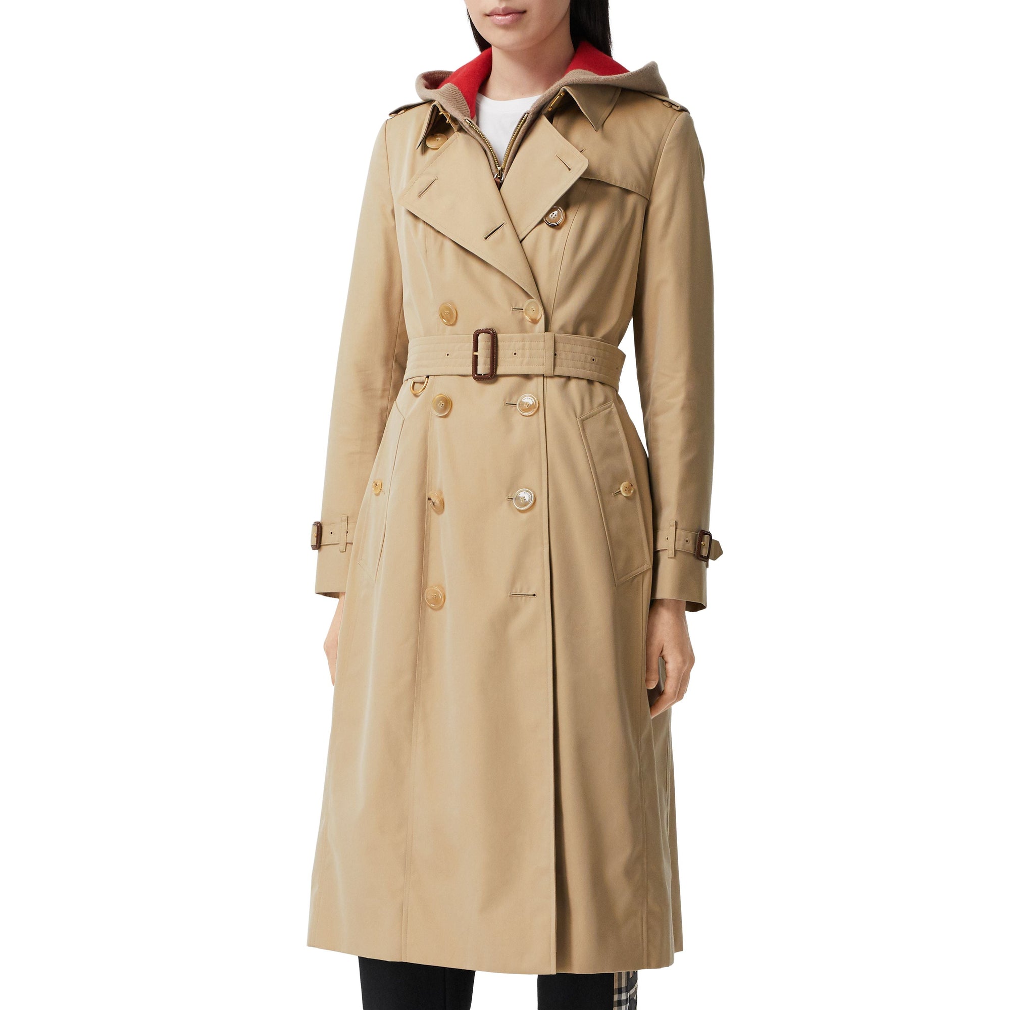 Trench-coat long Chelsea Heritage - Miel Marron