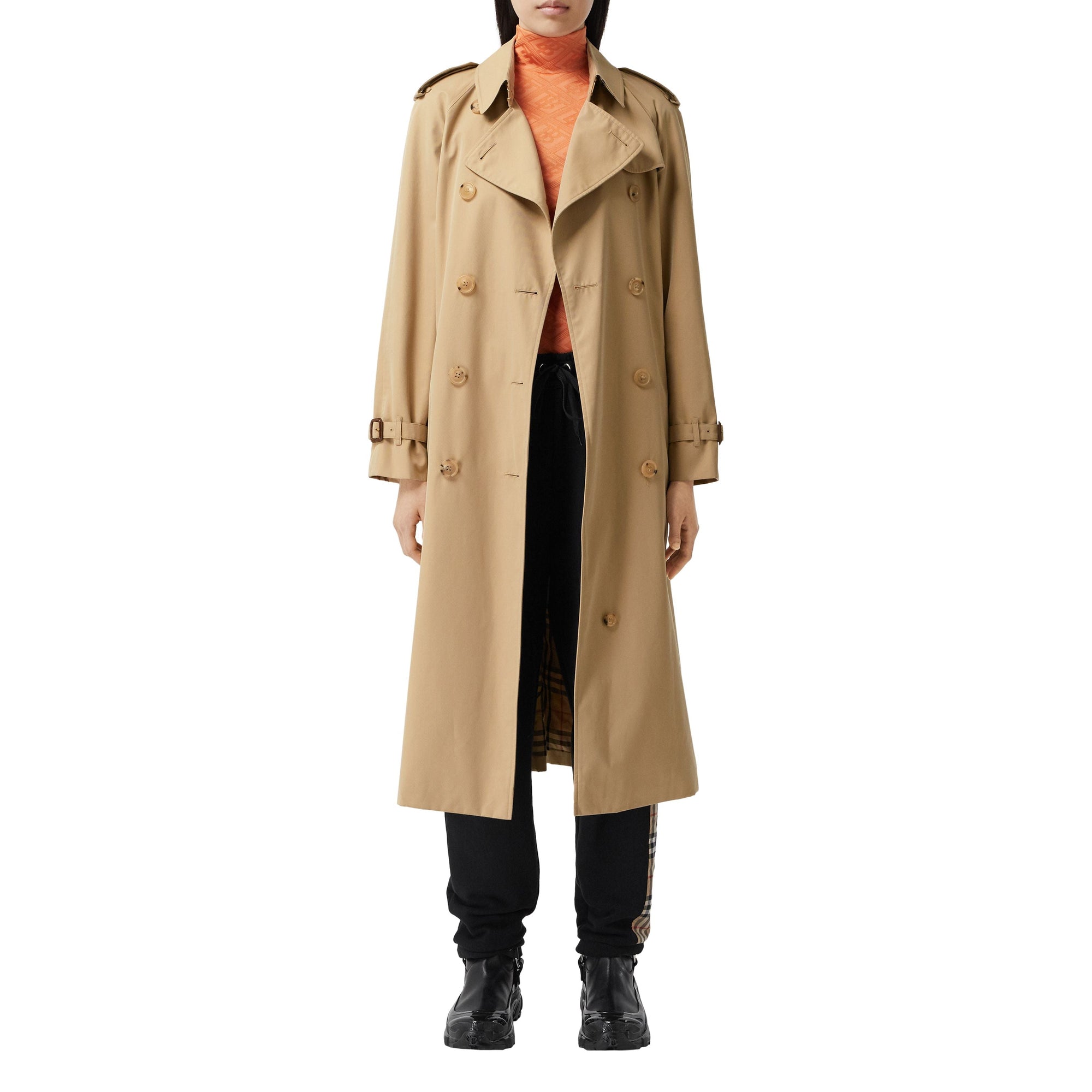 Trench long-coat héritage Watertloo - Miel