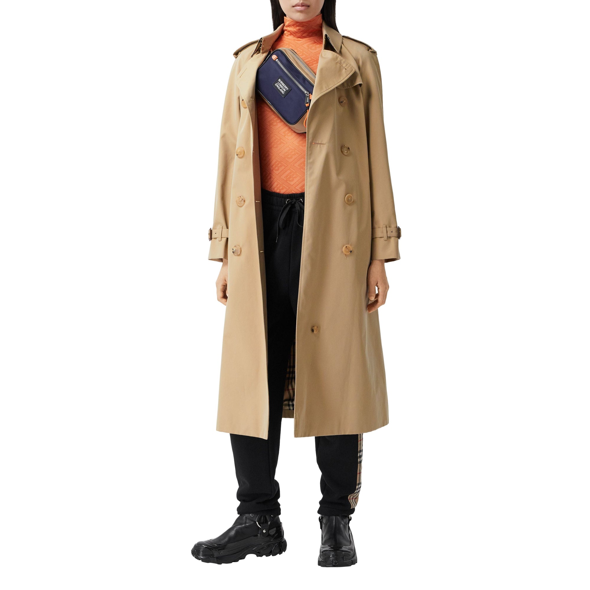 Trench long-coat héritage Watertloo - Miel