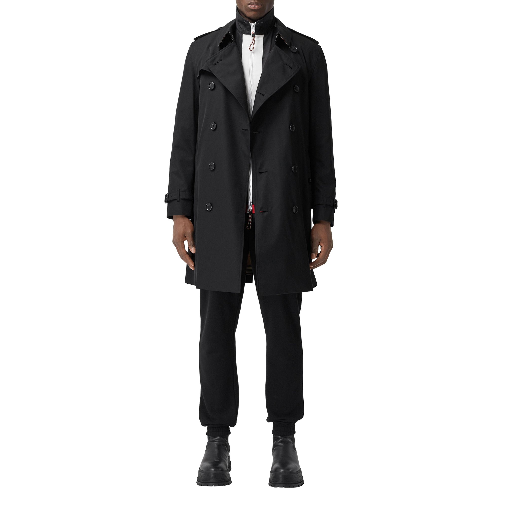 Trench Heritage mi-long The Kensington - Noir