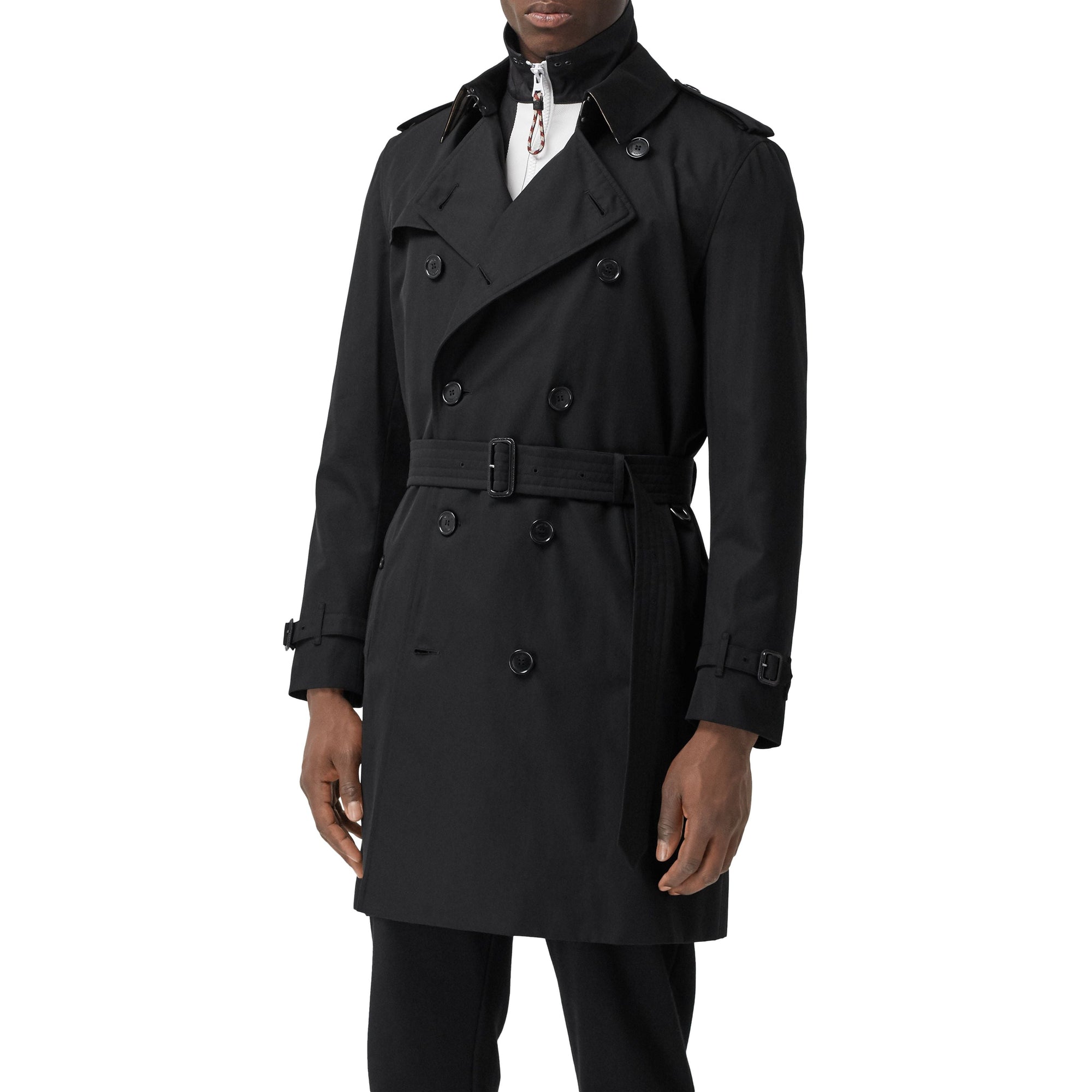 Trench Heritage mi-long The Kensington - Noir