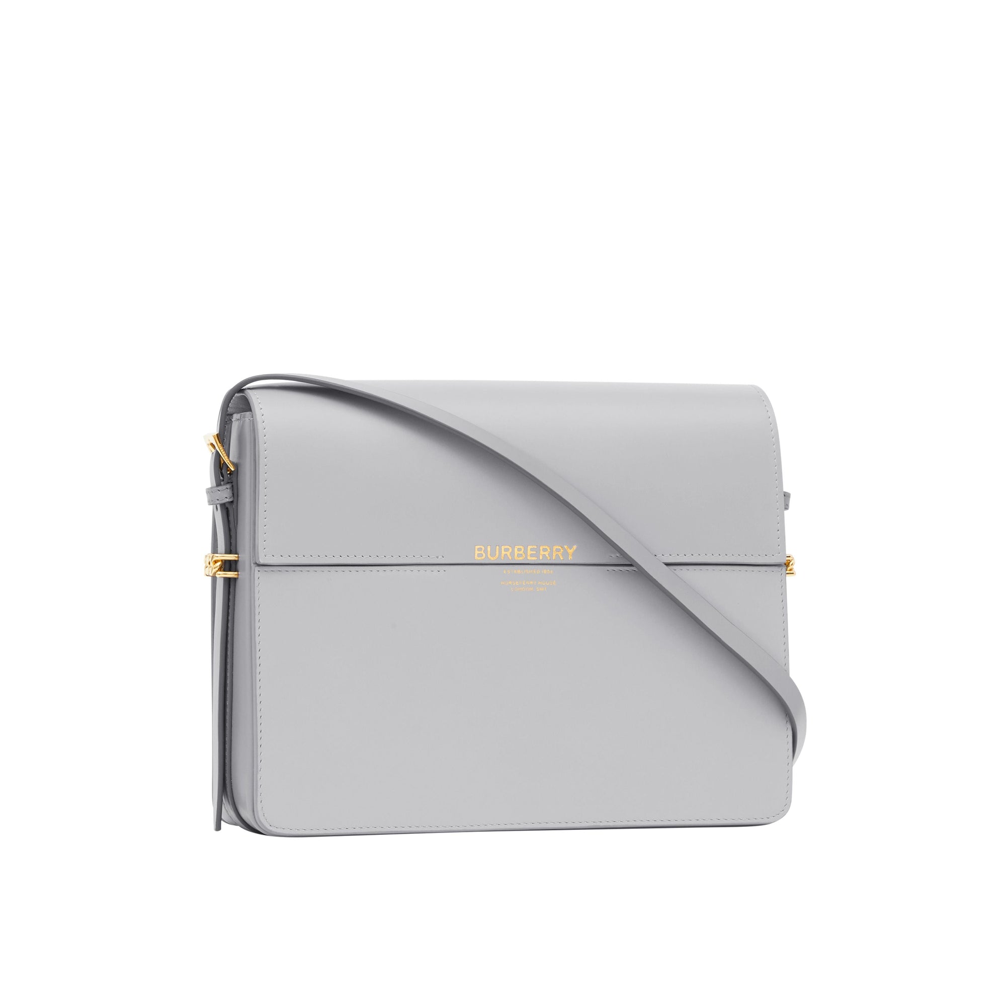 Grand sac grace en cuir - Gris