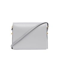 Grand sac grace en cuir - Gris