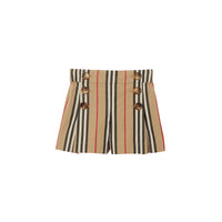 ARCHIVE BEIGE IP S Short de marin en coton à rayures iconiques