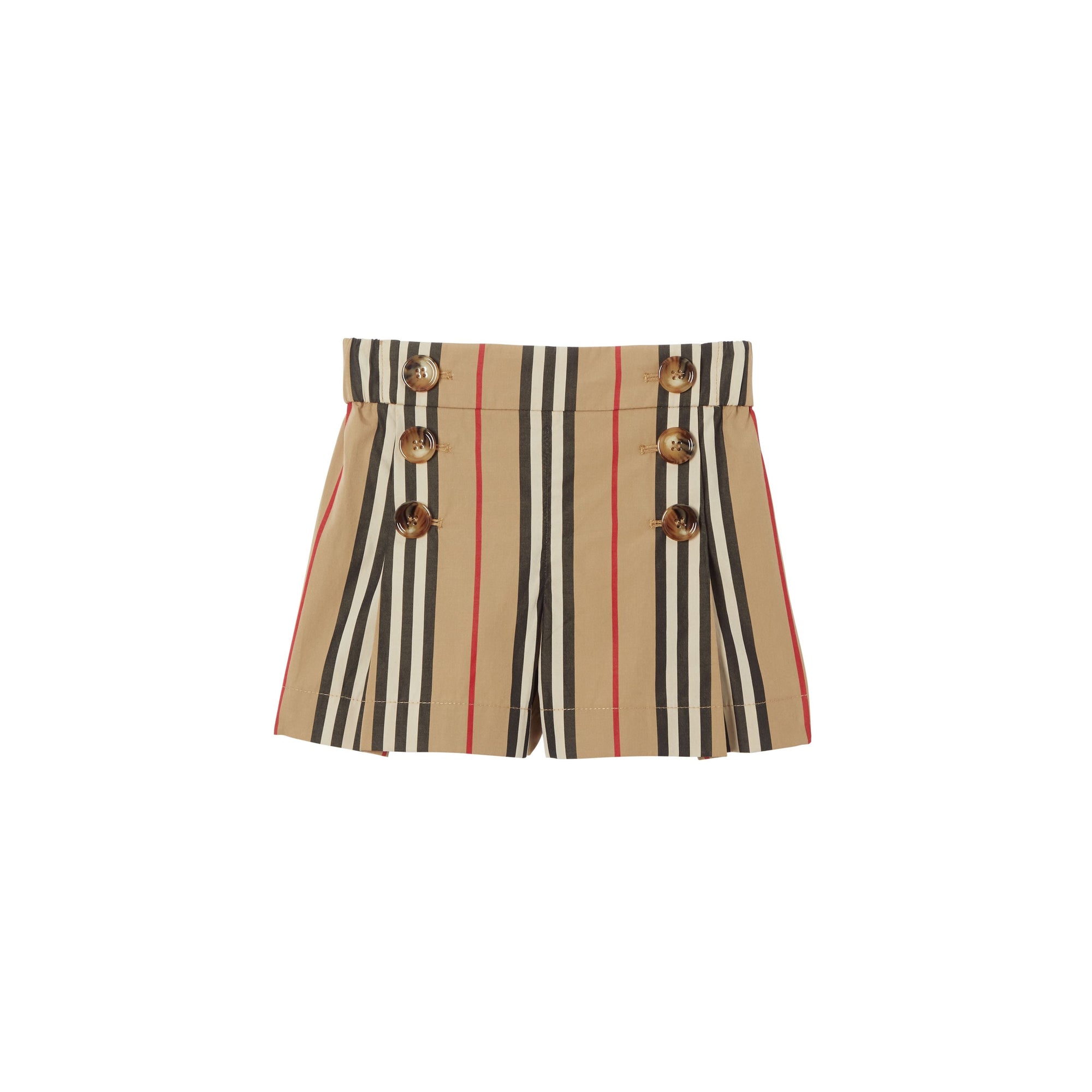 ARCHIVE BEIGE IP S Short de marin en coton à rayures iconiques