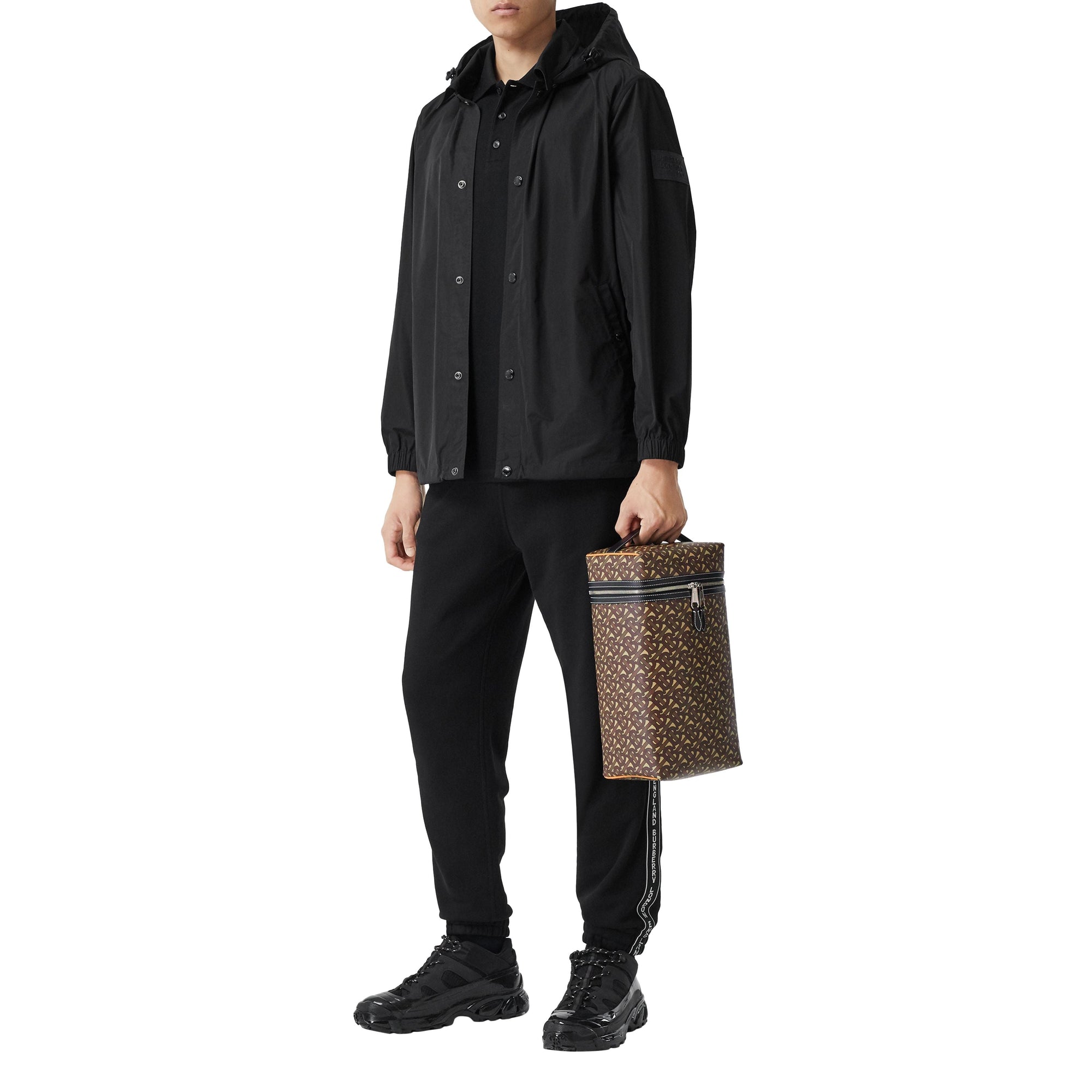 BRIDLE BROWN NS Sac à sneakers en toile écologique Monogram