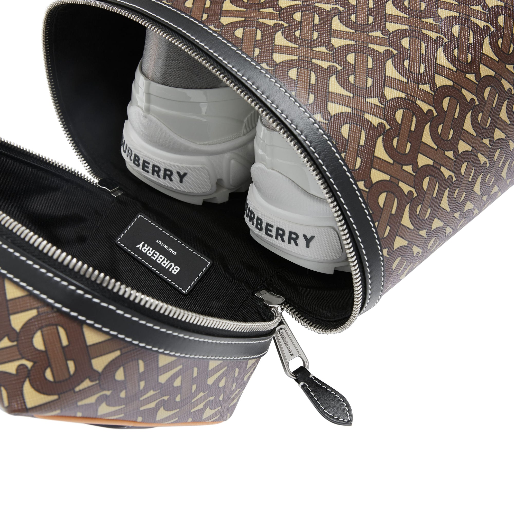 BRIDLE BROWN NS Sac à sneakers en toile écologique Monogram