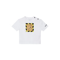 WHITE T-shirt en coton à imprimé daim