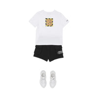 WHITE T-shirt en coton à imprimé daim