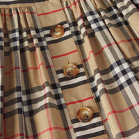 ARCHIVE BEIGE IP CHK Robe en coton Vintage check