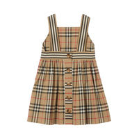 ARCHIVE BEIGE IP CHK Robe en coton Vintage check