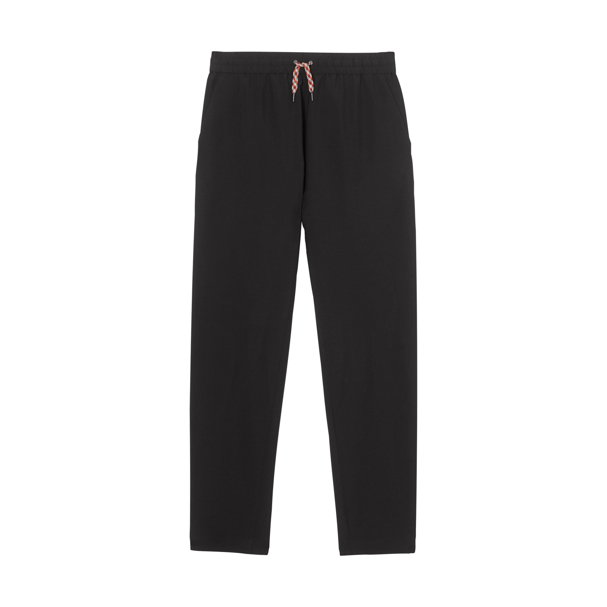BLACK Pantalon de survêtement en laine et mohair à rayures iconiques