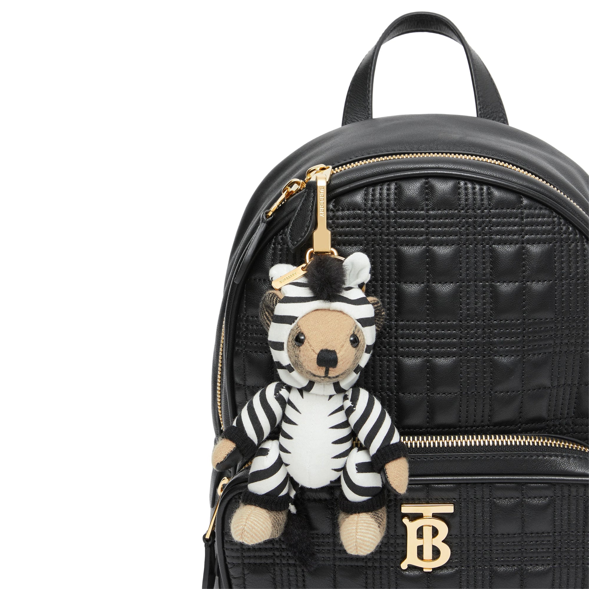 ARCHIVE BEIGE Porte-clés Thomas Bear en costume de zèbre