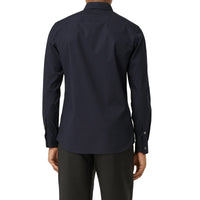 NAVY Chemise en popeline de coton stretch Monogram