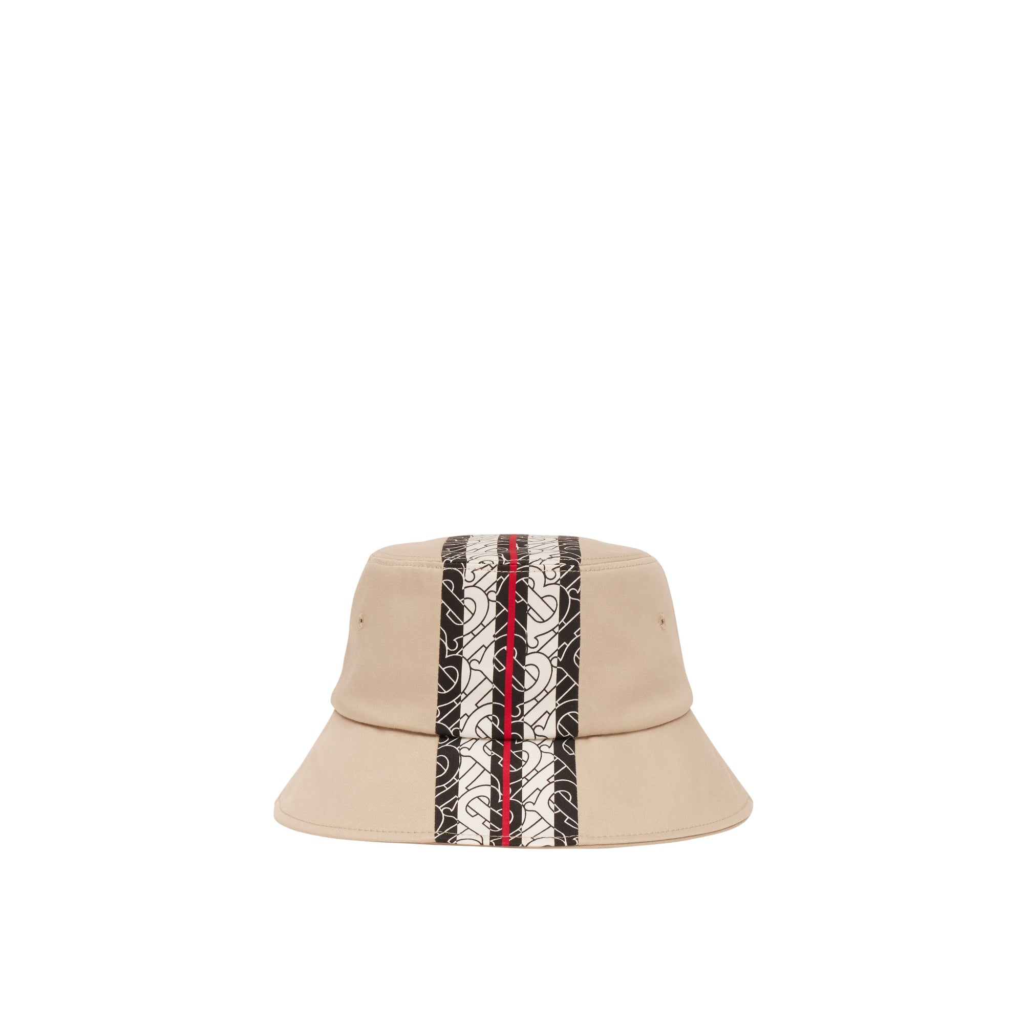 STONE Bob en coton rayé Monogram