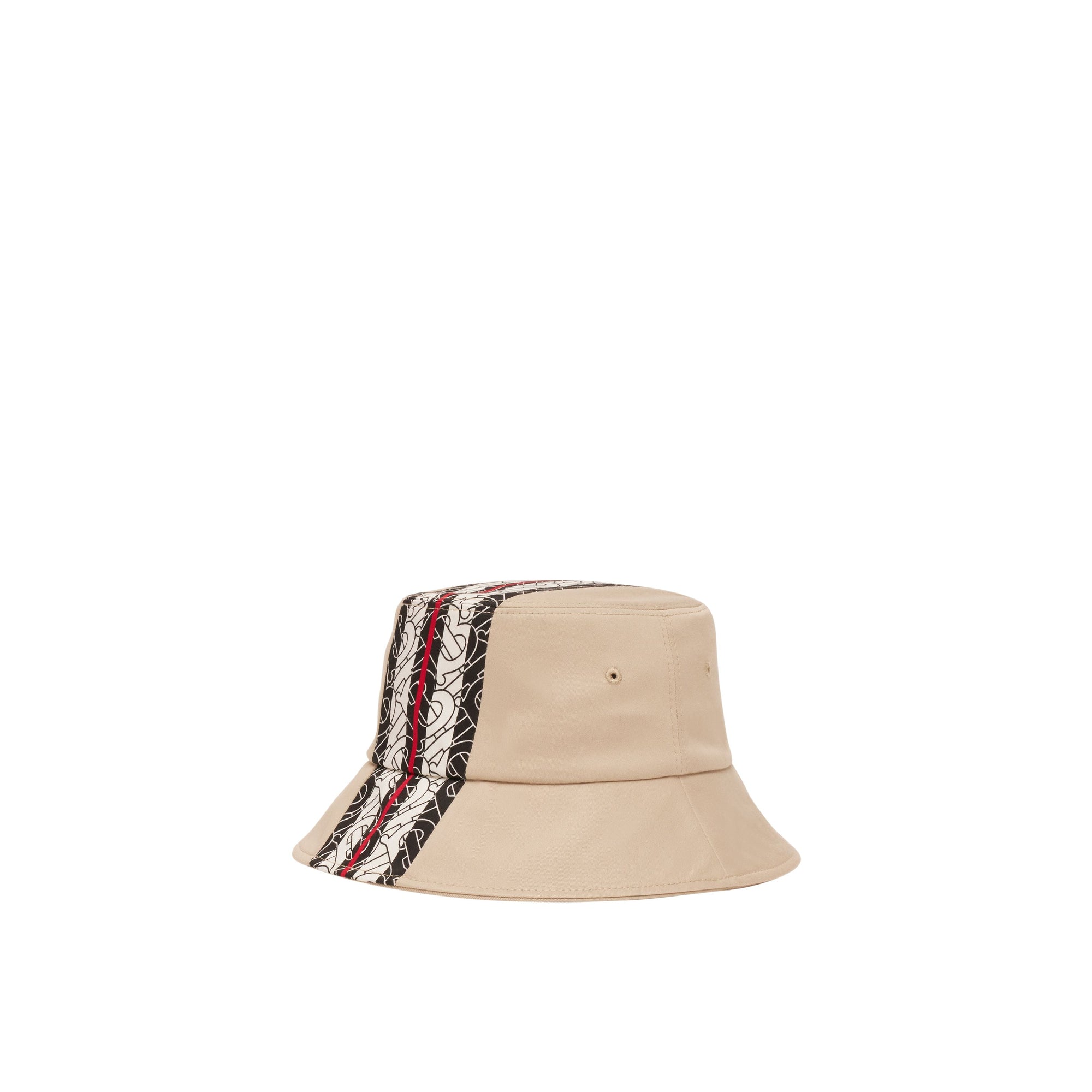 STONE Bob en coton rayé Monogram