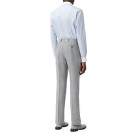Pantalon de costume classique en lin - Camaïeu de pourpres
