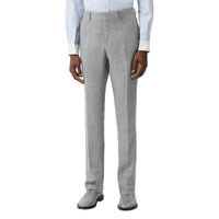 Pantalon de costume classique en lin - Camaïeu de pourpres