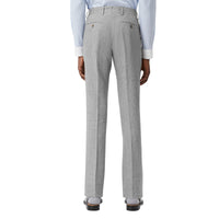 Pantalon de costume classique en lin - Camaïeu de pourpres