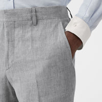 HEATHER MELANGE Pantalon de costume classique en lin
