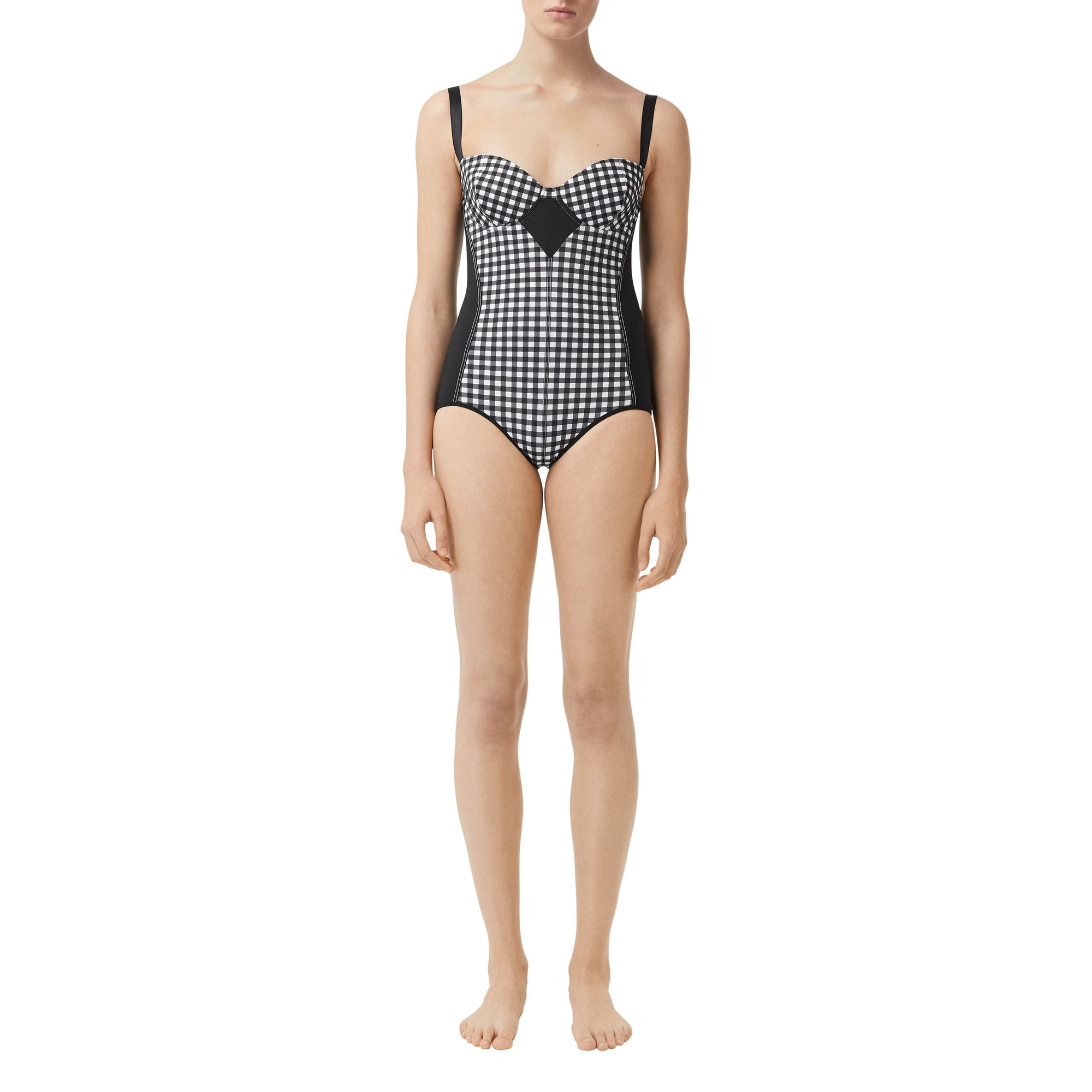 Maillot de bain vichy - Noir