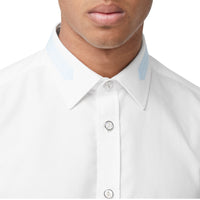 WHITE Chemise Oxford slim en coton