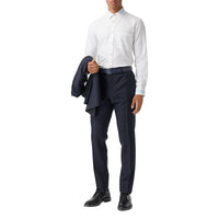 WHITE Chemise Oxford slim en coton