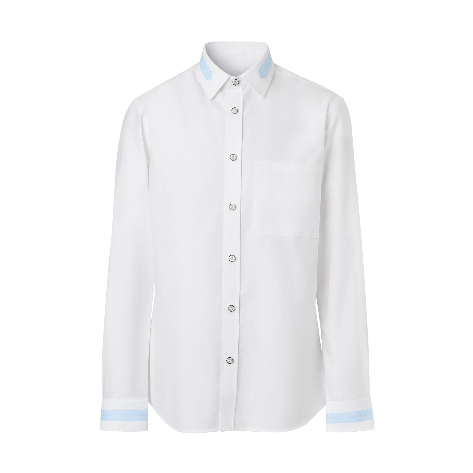 WHITE Chemise Oxford slim en coton