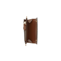 BRIDLE BROWN NS Petit portefeuille Monogram avec sangle amovible