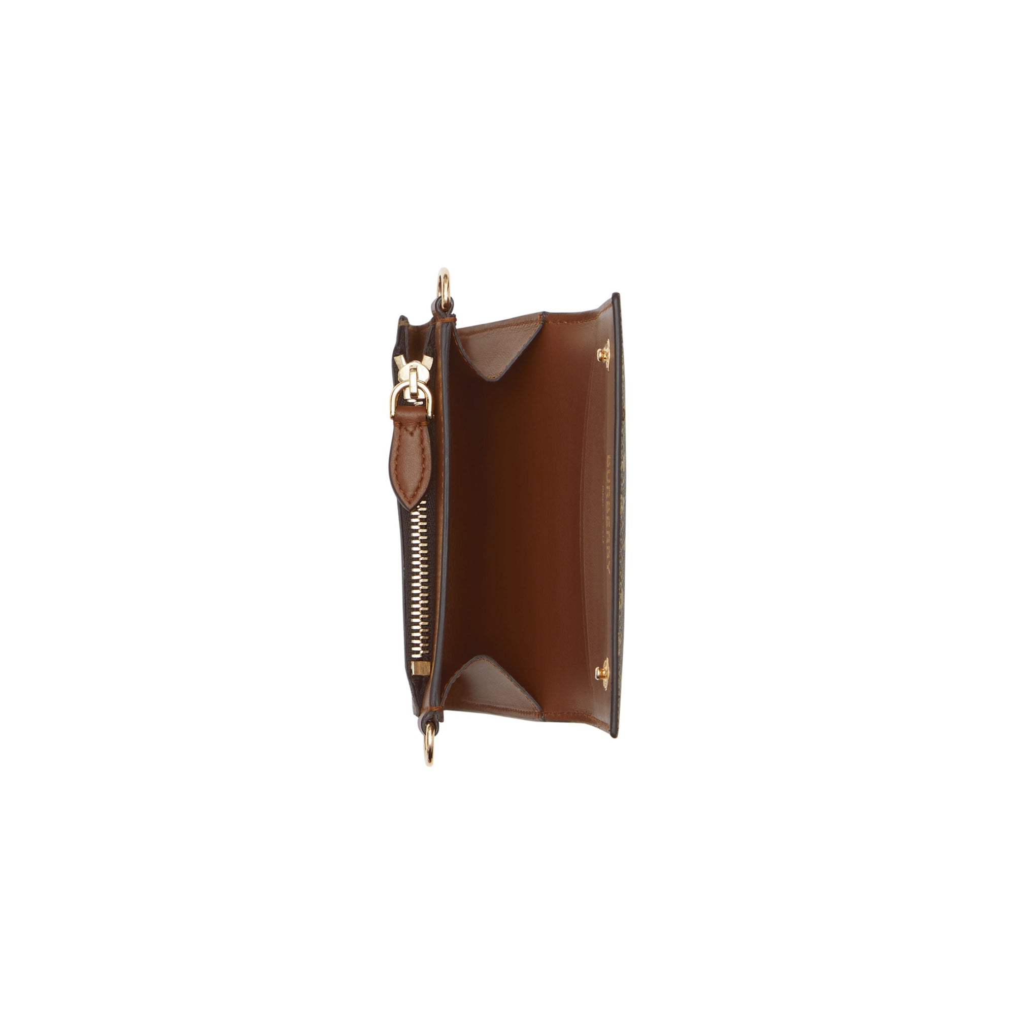 BRIDLE BROWN NS Petit portefeuille Monogram avec sangle amovible