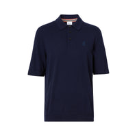 NAVY Polo en cachemire Monogram