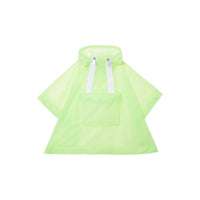 Poncho à capuche résistant aux intempéries avec logo - Pistache
